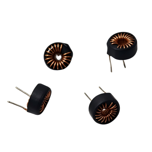Miniature power circuit magnetic inductance custom coil